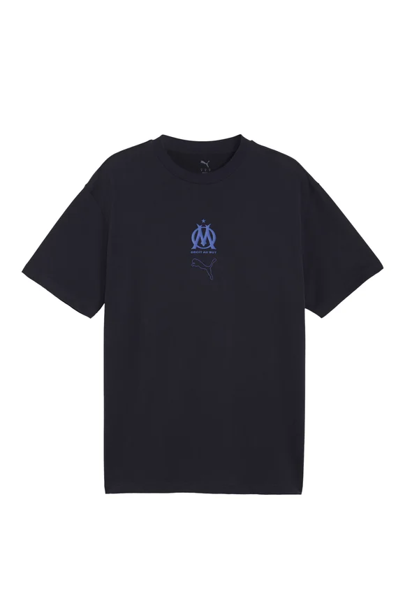 OLYMPIQUE DE MARSEILLE FTBLESSENTIALS CELLERATOR - Print T-shirt - new navy vivid blue