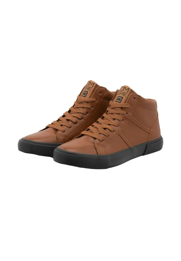 OM FOTH - High-top trainers - camel