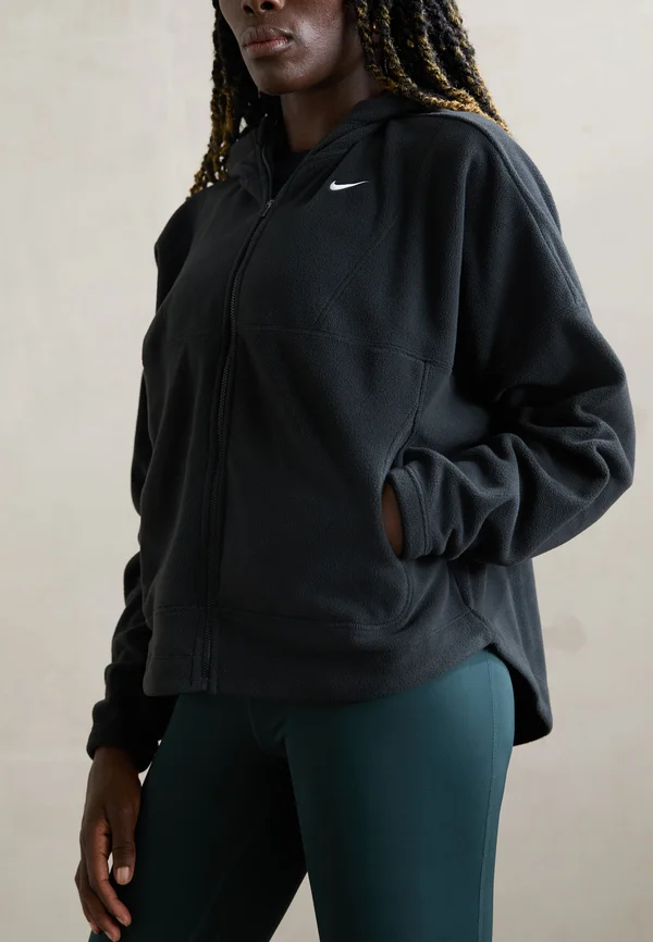 ONE - Fleece jacket - black/white