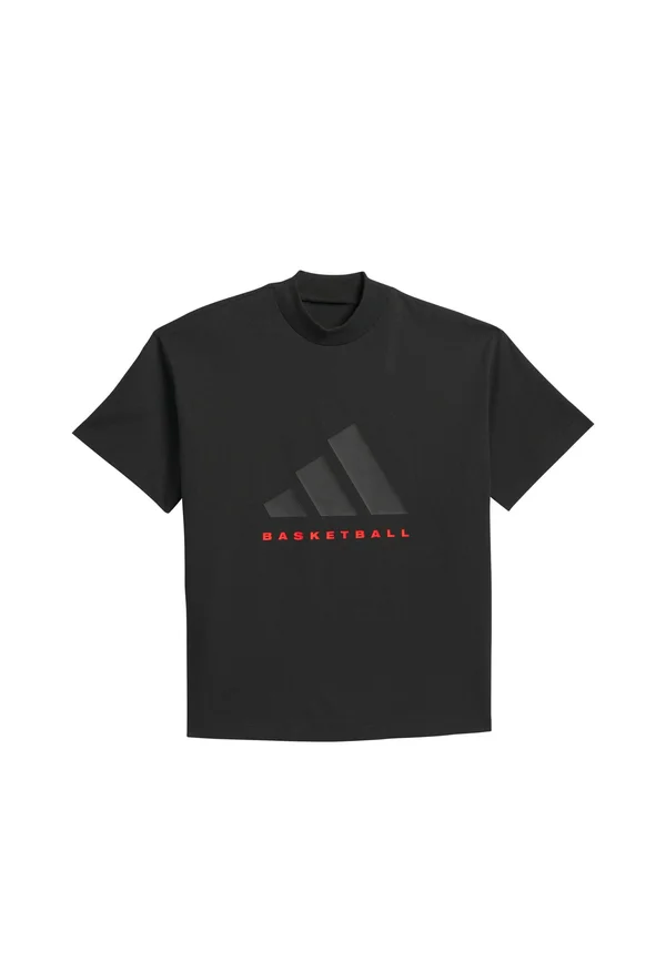 ONE  - Print T-shirt - black   red