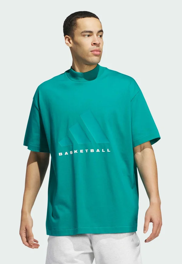 ONE  - Print T-shirt - eqt green