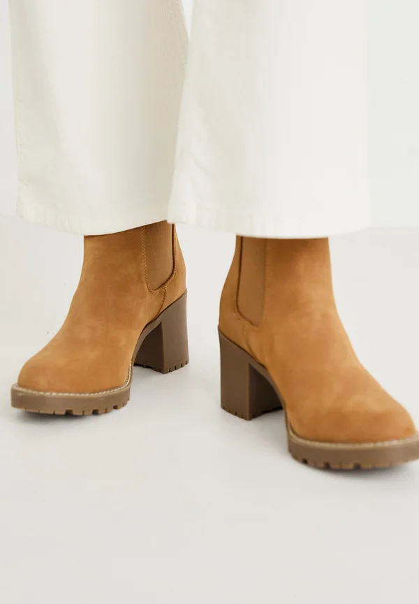 ONLBARBARA - Platform ankle boots - cognac