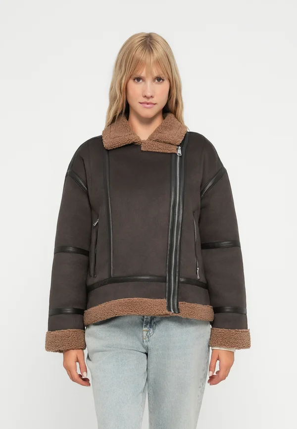 ONLKENDRA - Winter jacket - chocolate torte/cocoa créme