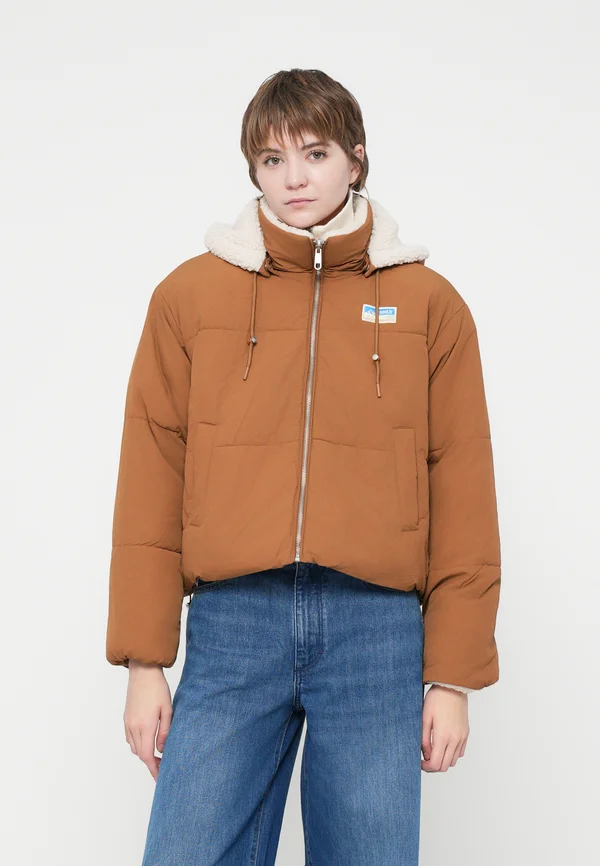 ONLMARIA LIFE JACKET - Winter jacket - cloud dancer/toasted coconut