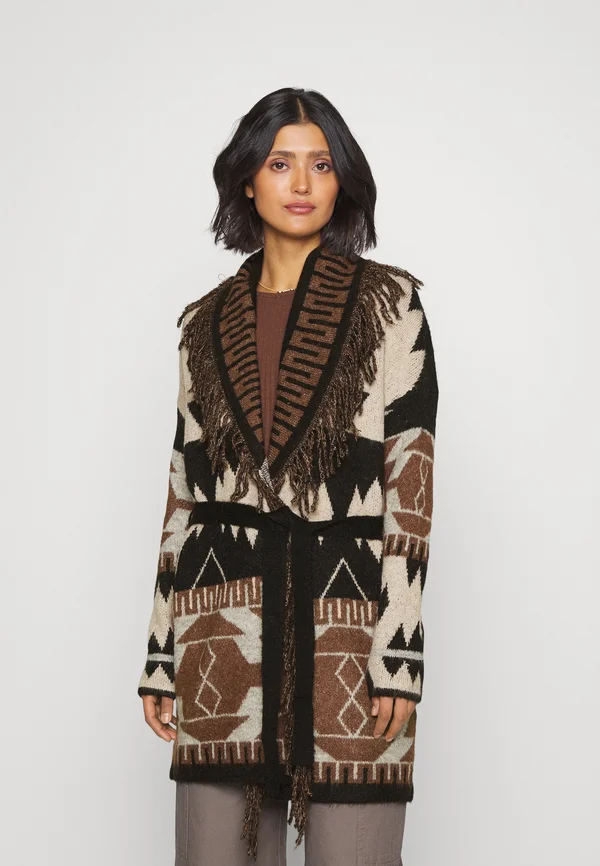 ONLMYRA CARDIGAN - Cardigan -  chesnut/humus