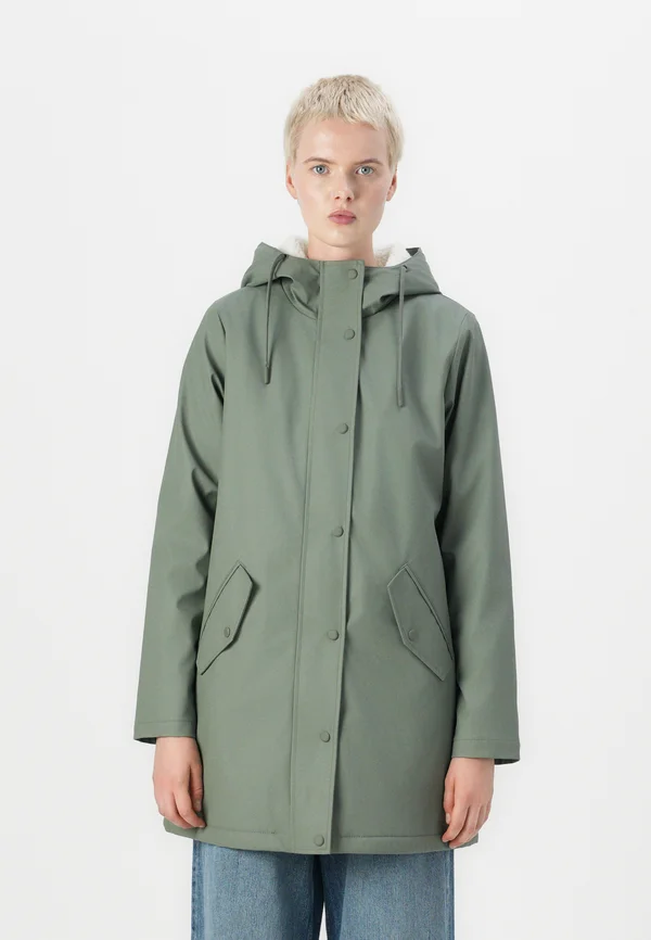 ONLSALLY RAINCOAT - Winter coat - castor gray