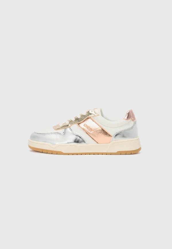 ONLSWIFT - Trainers - white/silver-coloured/rose gold-coloured