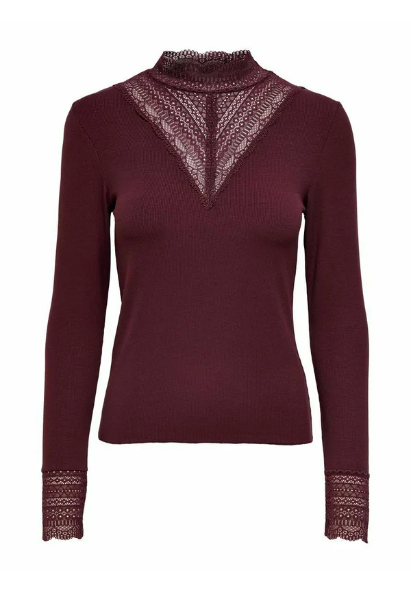 ONLTILDE HIGH NECK - Long sleeved top - port royale