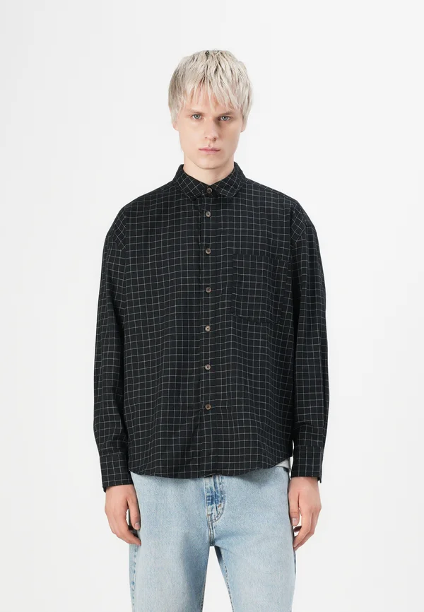 ONSBARNEY CHECK - Shirt - jet black