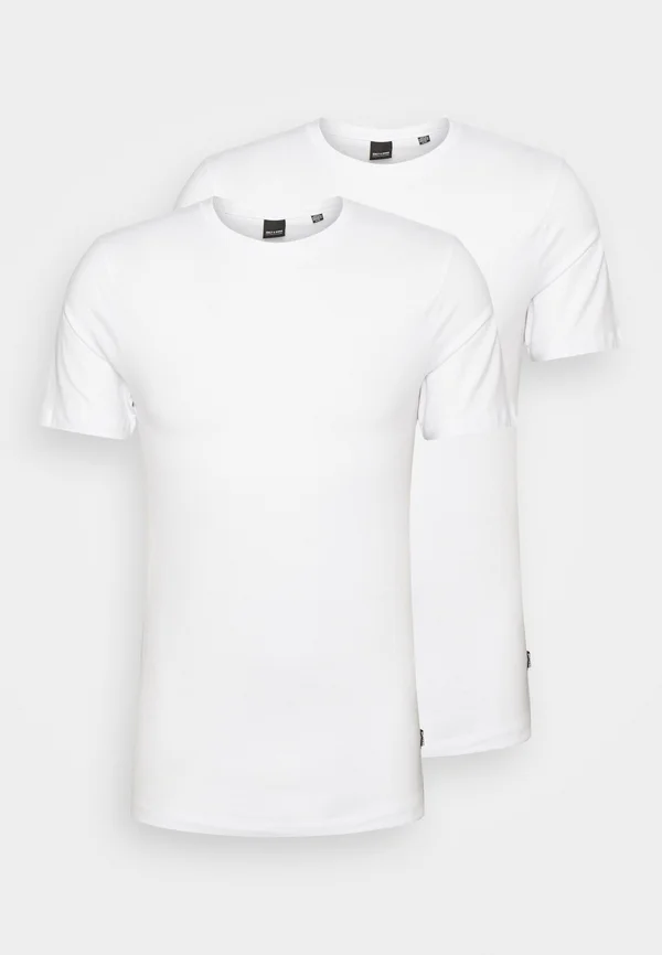 ONSBASIC SLIM O NECK 2 PACK  - Basic T-shirt - white