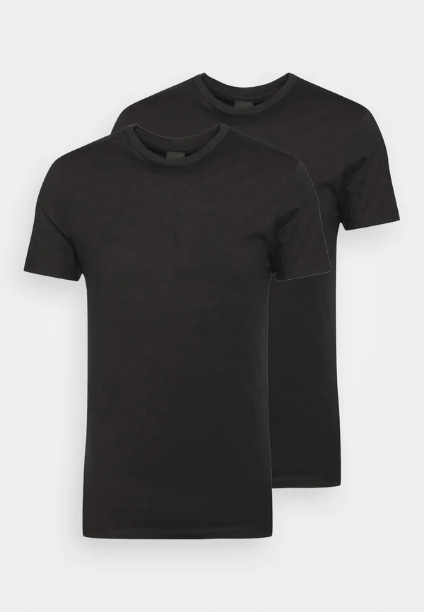 ONSBASIC SLIM O-NECK 2PACK - Basic T-shirt - black