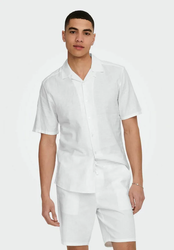 ONSCAIDEN LIFE SOLID RESORT - Shirt - white