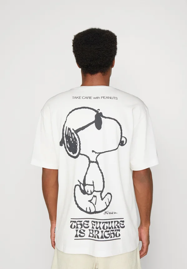ONSPEANUTS RLX SS  - Print T-shirt - cloud dancer