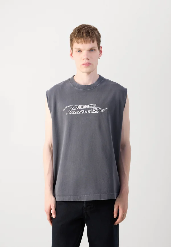 OPEN END PARADISE BIG  - Top - black oyster