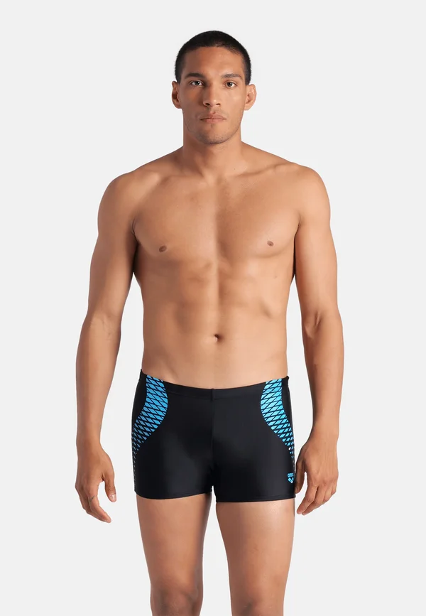 OPENINGS - Swimming trunks - black-turquoise