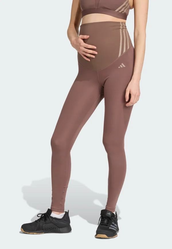 OPTIME ESSENTIALS MATERNITY - Leggings - earth strata