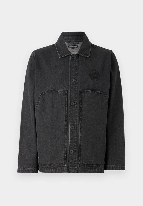 OPUS DOT WORKWEAR JACKET UNISEX - Denim jacket - black
