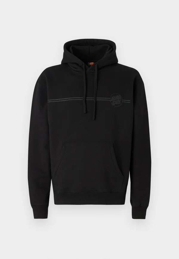 OPUS STRIPE HOOD UNISEX - Hoodie - black