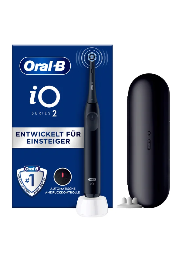 ORAL-B ELEKTRISCHE ZAHNBÜRSTE - IO 2 + REISEETUI - SPECIAL EDITION - NIGHT BLACK - Electric toothbrush - night black