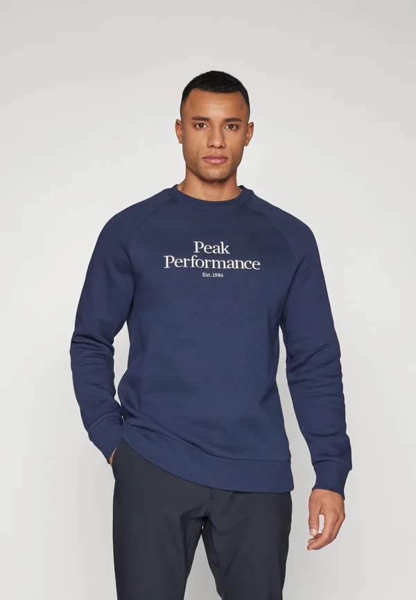 ORIGINAL CREW-BLACK-OFFWHITE - Sweatshirt - blue shadow/offwhite