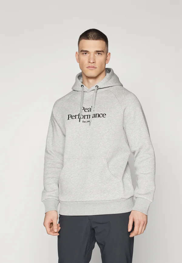 ORIGINAL - Hoodie - grey melange/black