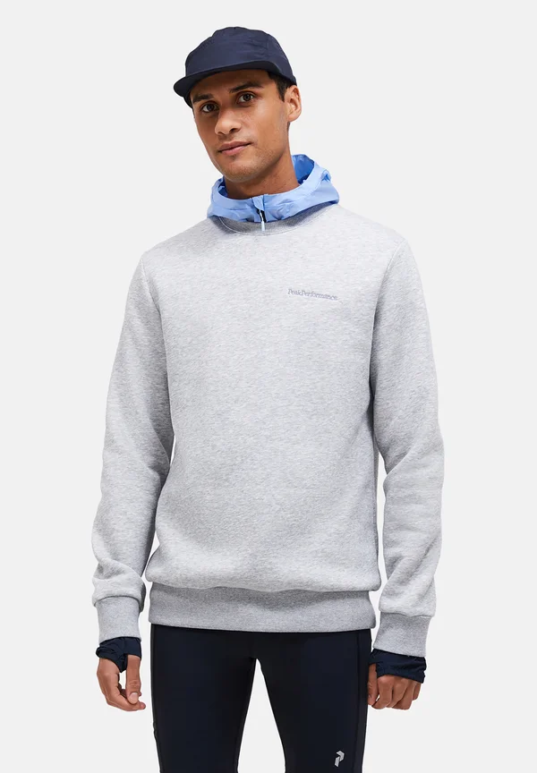 ORIGINAL SMALL LOGO - Sweatshirt - med grey melange