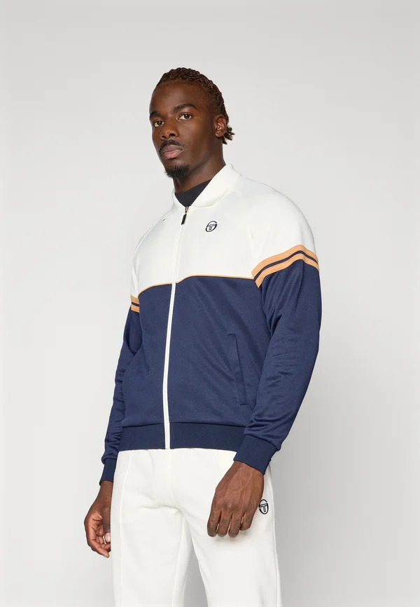 ORION TRACKTOP - Training jacket - gardenia/navy