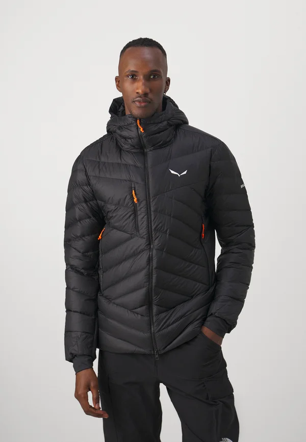 ORTLES JACKET - Down jacket - black out