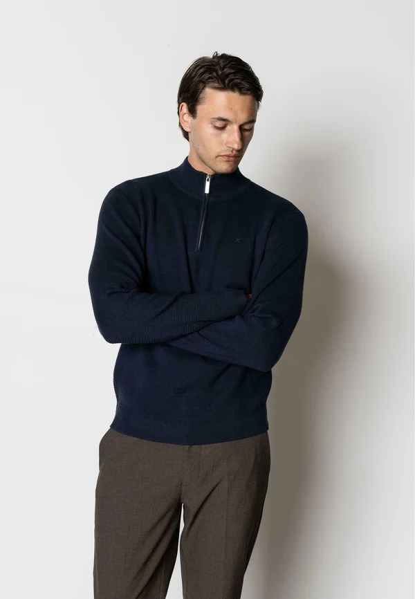OSCAR HALF-ZIP  - Jumper - navy