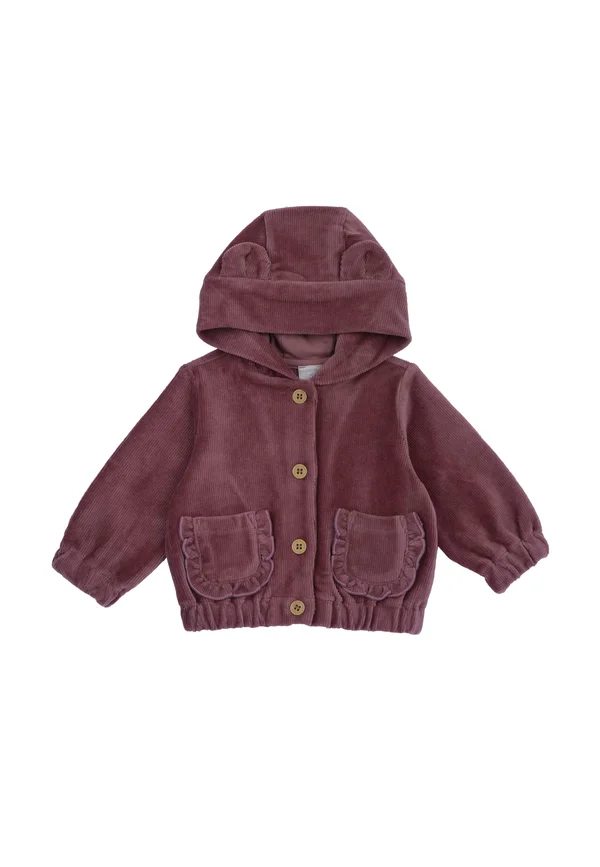 OUTERWEAR - Fleece jacket - brown