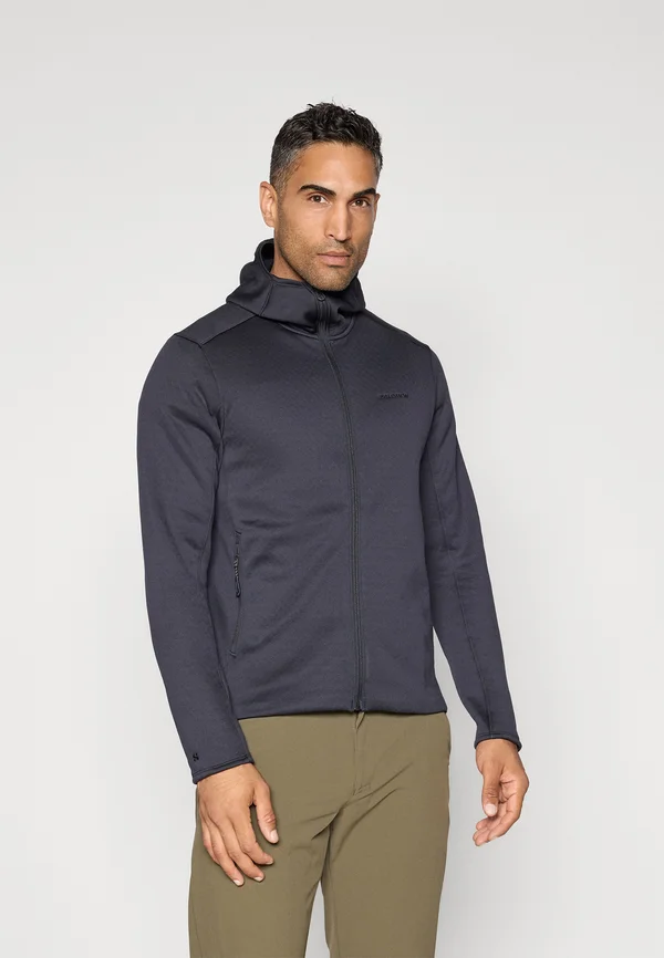 OUTLINE WARM  - Fleece jacket - deep black