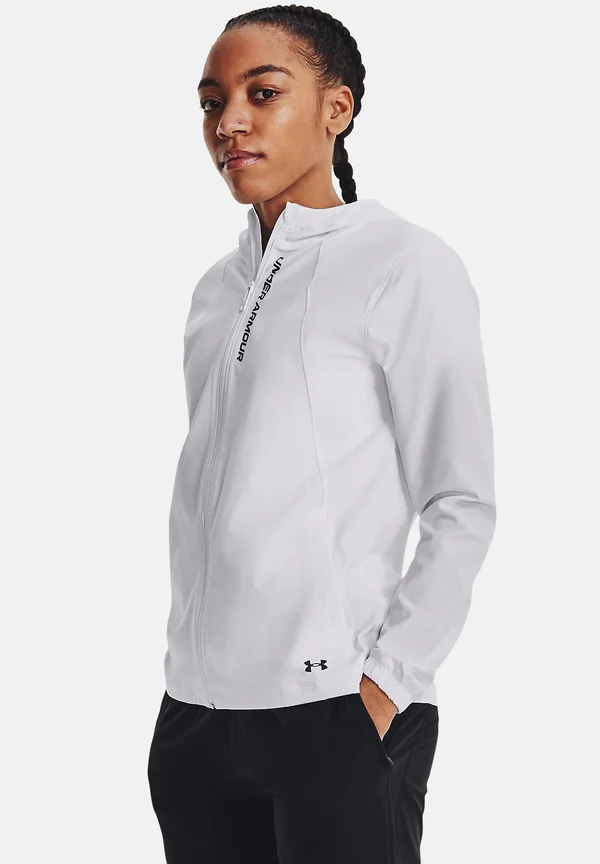 OUTRUN THE STORM - Running jacket - white reflective