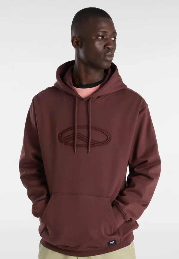 OVAL LOOSE - Hoodie - bitter chocolate