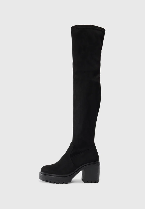 Over-the-knee boots - black