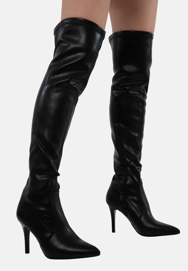 Over-the-knee boots - schwarz