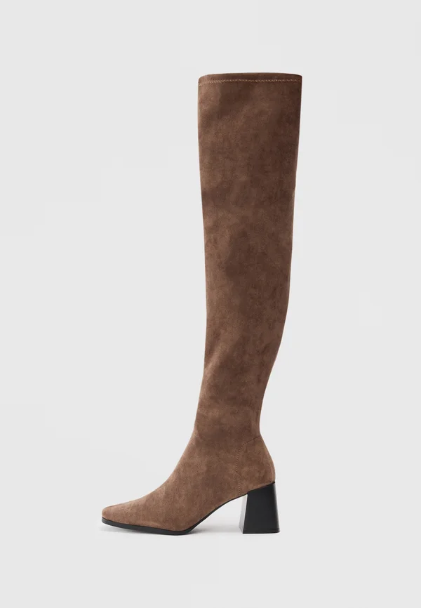 Over-the-knee boots - taupe