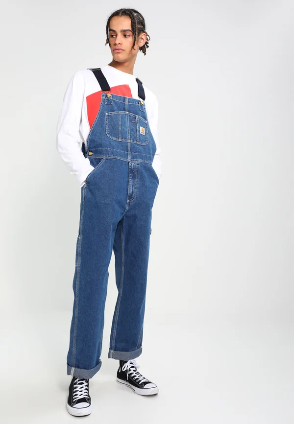 OVERALL NORCO - Relaxed fit jeans - blue stone washed