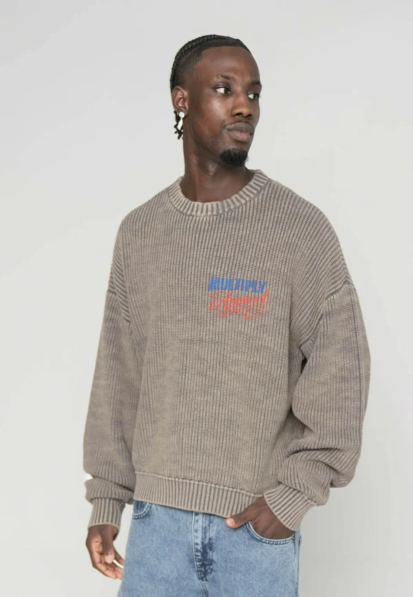 OVERSIZE COLD BREW - Jumper - gargoyle