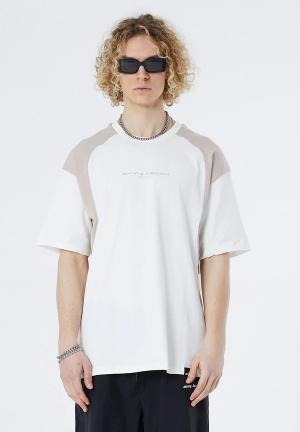 OVERSIZE FIT  - Print T-shirt - weiß