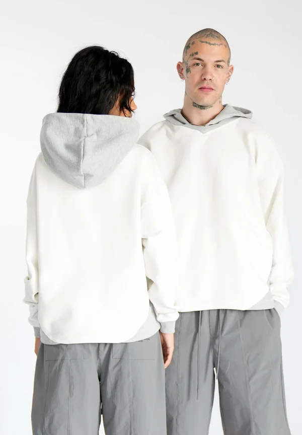 OVERSIZE INLET DUALITY - Hoodie - off white