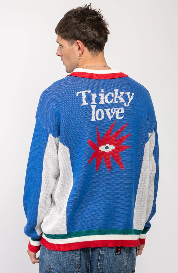 OVERSIZE TRICKY LOVE UNISEX - Jumper - royal