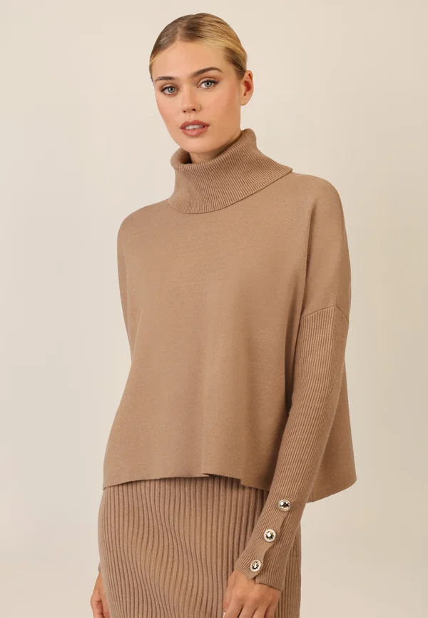 OVERSIZED - Jumper - camel