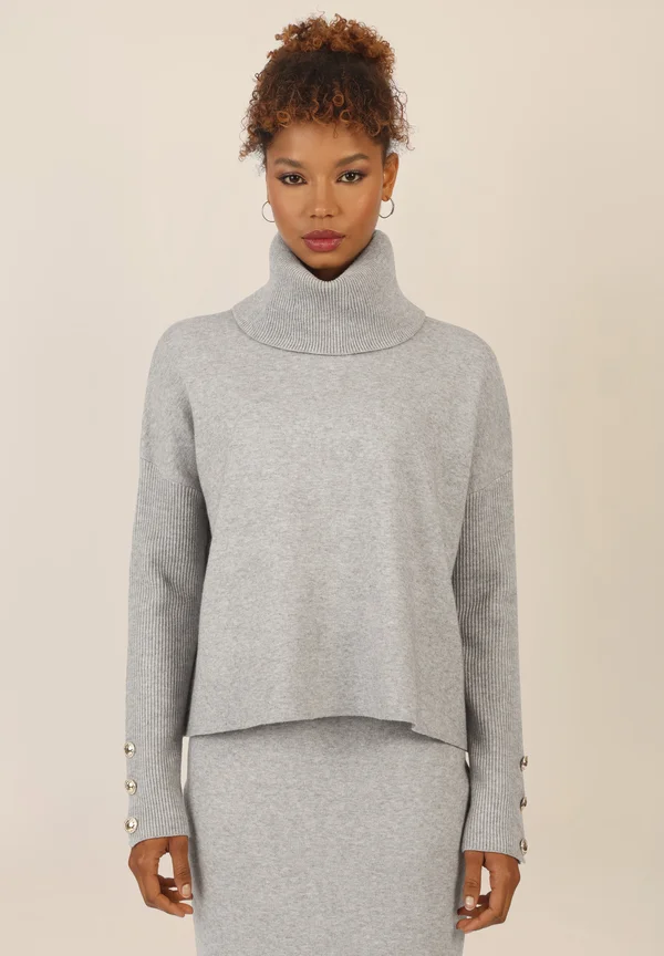 OVERSIZED - Jumper - graumeliert