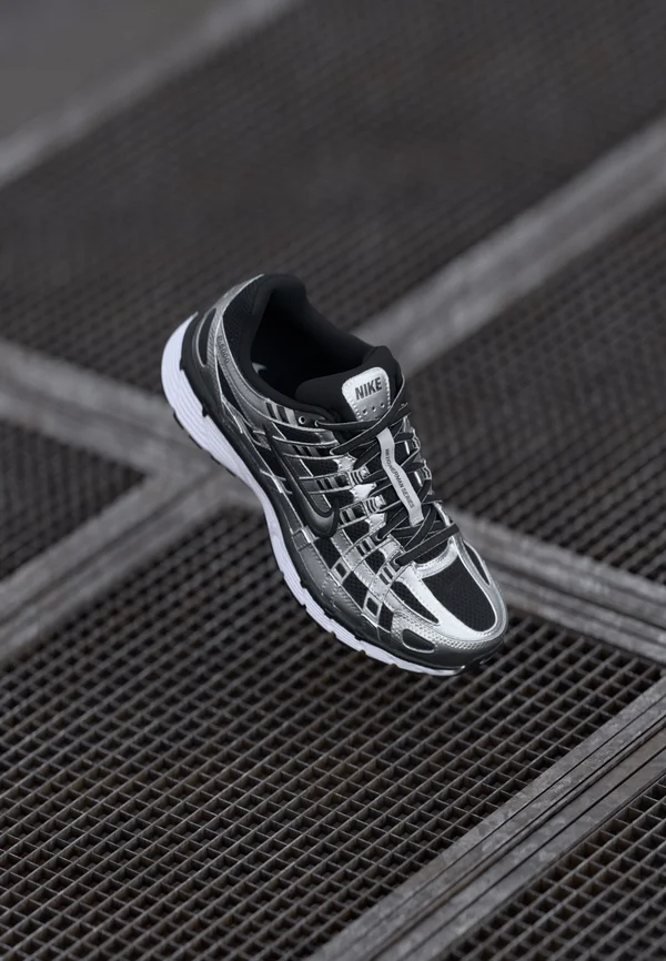 P 6000 - Trainers - metallic silver-coloured/black/white