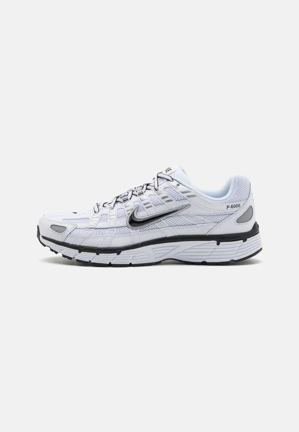 P 6000 - Trainers - white/black/metallic silver