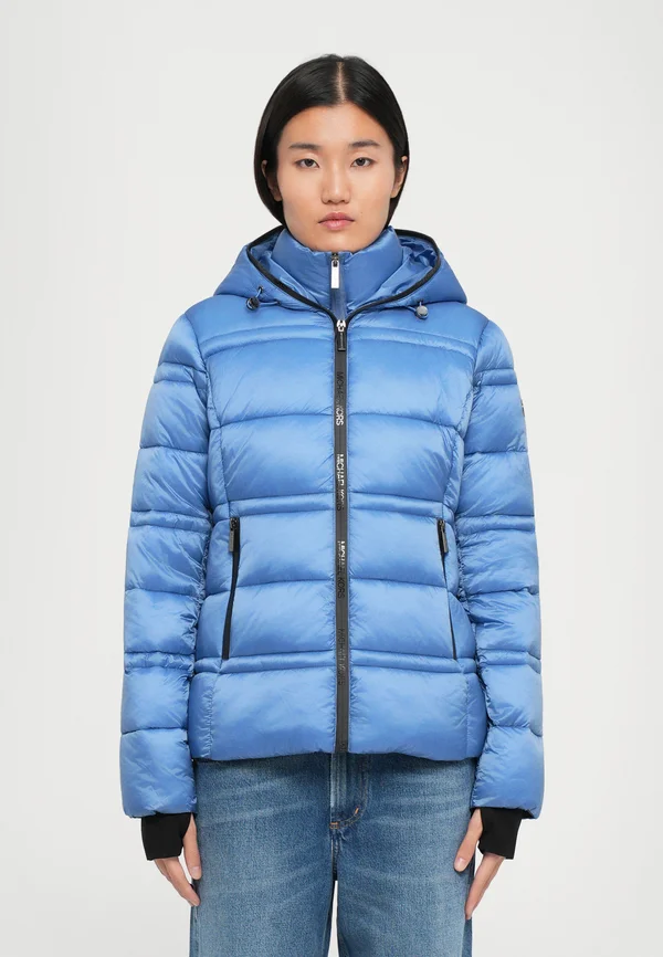 PACKABLE WITH BIB - Winter jacket - french blue