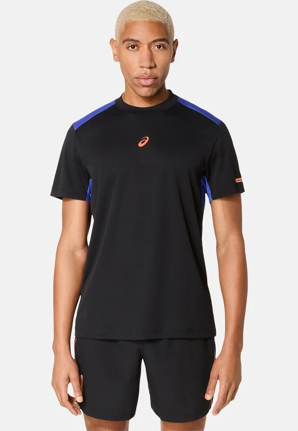PADEL COURT SS - Print T-shirt - black dark