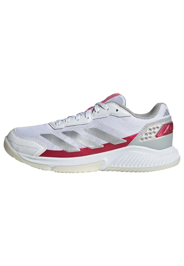Padel shoes - white/silver-colored/pink