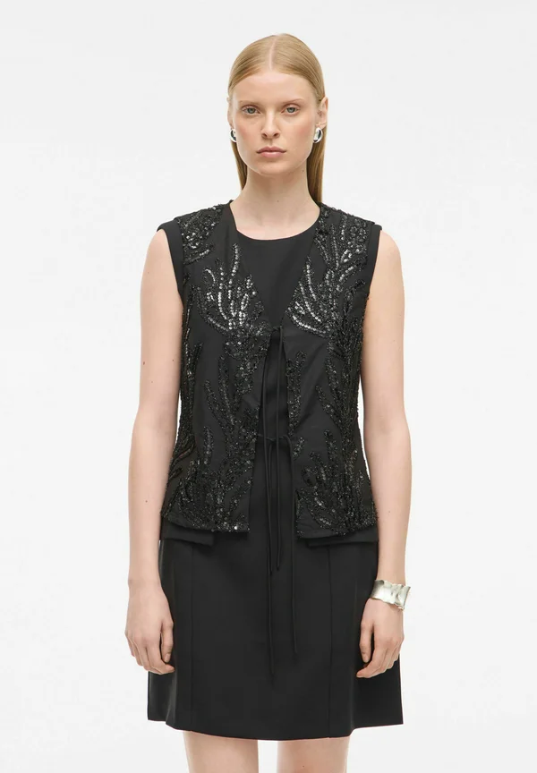 PAILLETTEN - Waistcoat - meteorite
