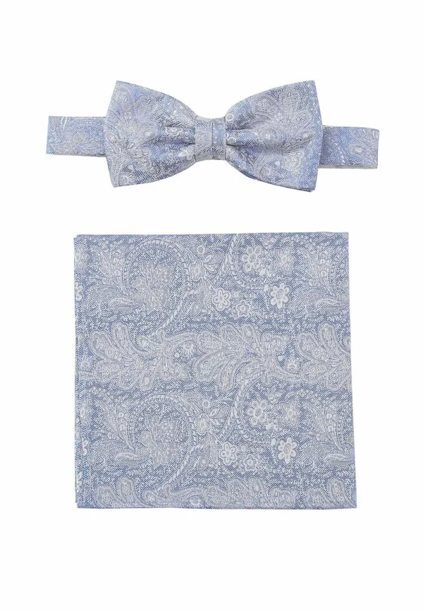 PAISLEY SET - Pocket square - hellblau